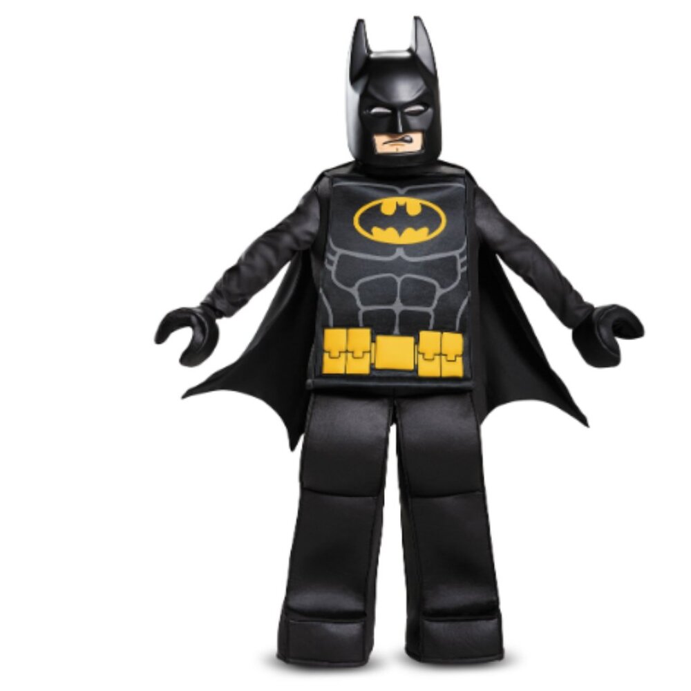 Kids Lego Batman Movie Prestige Batman Costume Sz Large for Ages 10/12 | New